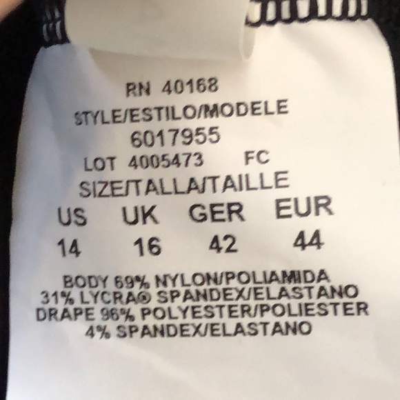 MAGICSUIT Women Hazy Daze Lisa Colorful Abstract Draped One Piece Swimsuit - Picture 16 of 16